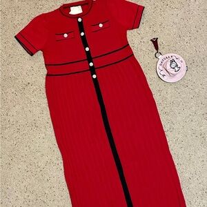 Beautiful knit dress perfect for Christmas